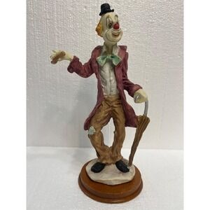 Vintage Venutti Collection Clown Figurine No Tag 9" Tall **SEE ME**